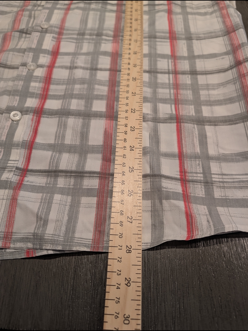 Men's Oakley Slim Fit Plaid Button-Down Shirt - White, Gray & Red- Size XL - Picture 8 of 8